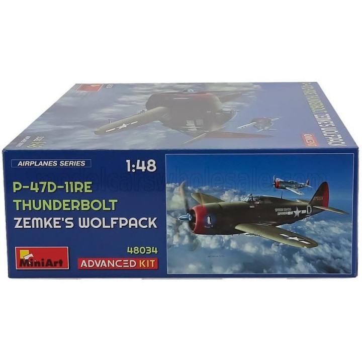 MINIART DRAGON WINGS P-47D-11RE THUNDERBOLT AIRPLANE MILITARY 1942 1/48