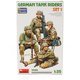 MINIART FIGURES GERMAN TANK RIDERS SET 1 1/35