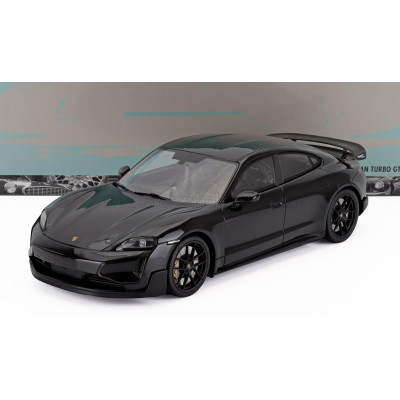 MINICHAMPS PORSCHE TAYCAN TURBO GT 2024 - BLACK 1/18