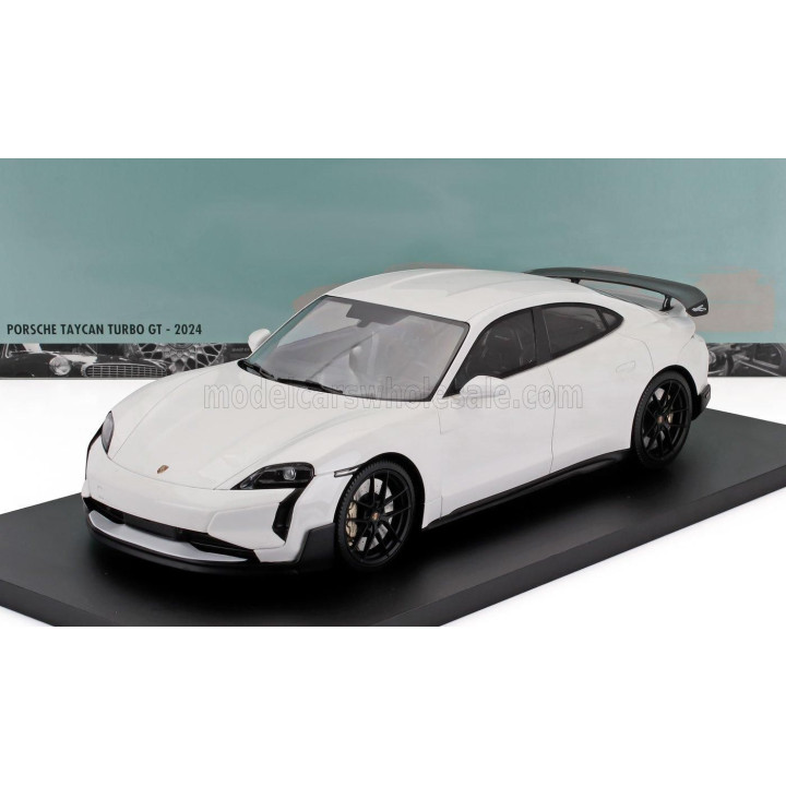MINICHAMPS PORSCHE TAYCAN TURBO GT 2024 - WHITE 1/18