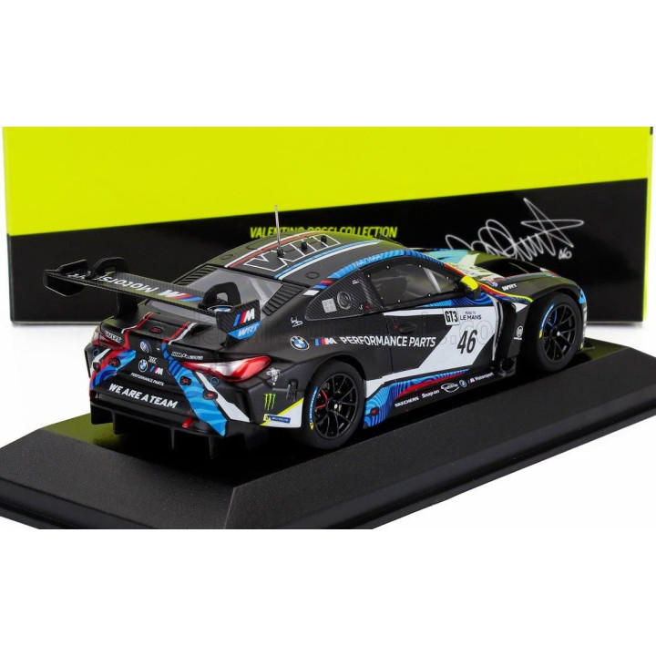 MINICHAMPS BMW 4-SERIES M4 GT3 TEAM WRT N 46 WINNER GT3 CLASS RACE 2 ROAD TO LE MANS 2023 - VALENTINO ROSSI - JEROME POLICAND - 