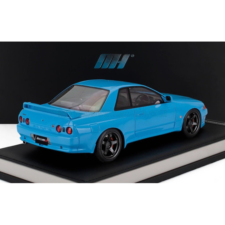 MOTORHELIX NISSAN SKYLINE GT-R (R32) COUPE CUSTOMIZED VERSION 1989 - BLUE 1/18