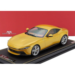 MR MODELS FERRARI AMALFI 2025 - CON VETRINA - WITH SHOWCASE - GIALLO MONTECARLO - YELLOW 1/18