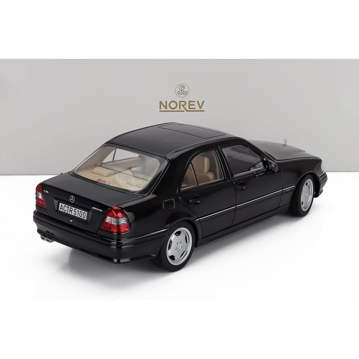 NOREV MERCEDES BENZ C-CLASS C36 AMG (W202) 1993 - BLACK 1/18