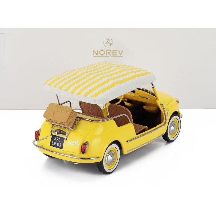 NOREV FIAT 500 JOLLY 1965 - YELLOW 1/18