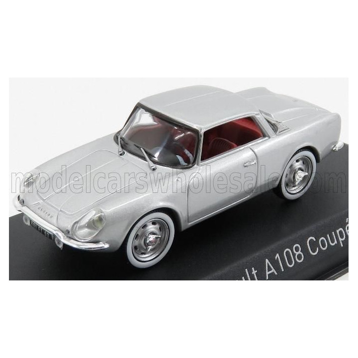 NOREV RENAULT A108 2+2 COUPE 1961 - SILVER 1/43