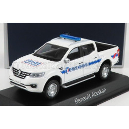 NOREV RENAULT ALASKAN PICK-UP POLICE MUNICIPALE 2018 - WHITE 1/43