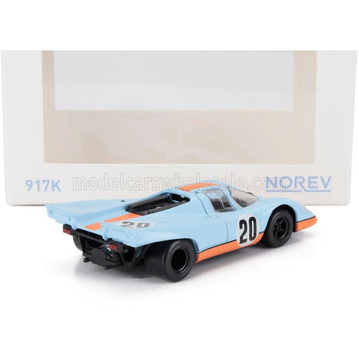 NOREV PORSCHE 917K 4.5L TEAM JOHN WYER AUTOMOTIVE ENGINEERING LTD GULF N 20 24h LE MANS 1970 JO SIFFERT - BRIAN REDMANN - LIGHT 