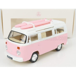 NOREV PORSCHE T2b CAMPER VAN 1962 - PINK WHITE 1/43