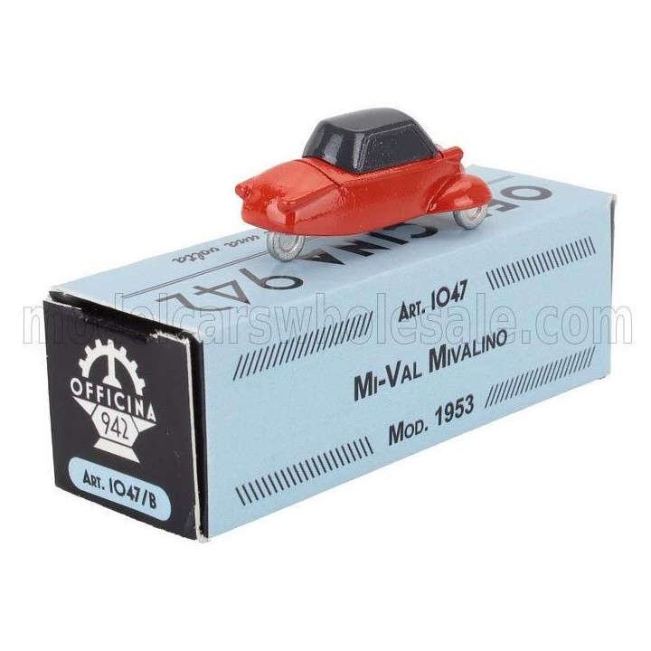 OFFICINA 942 MI-VAL MIVALINO 1953 - RED BLACK 1/76