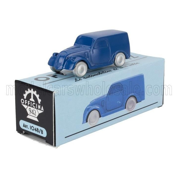 OFFICINA 942 FIAT 500 B FURGONCINO VAN 1948 - BLUE 1/76