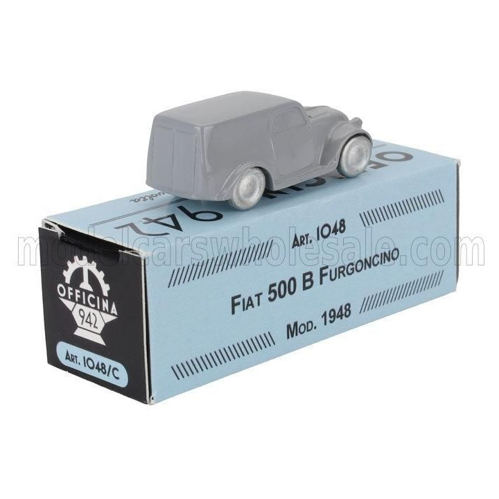 OFFICINA 942 FIAT 500 B FURGONCINO VAN 1948 - GREY 1/76