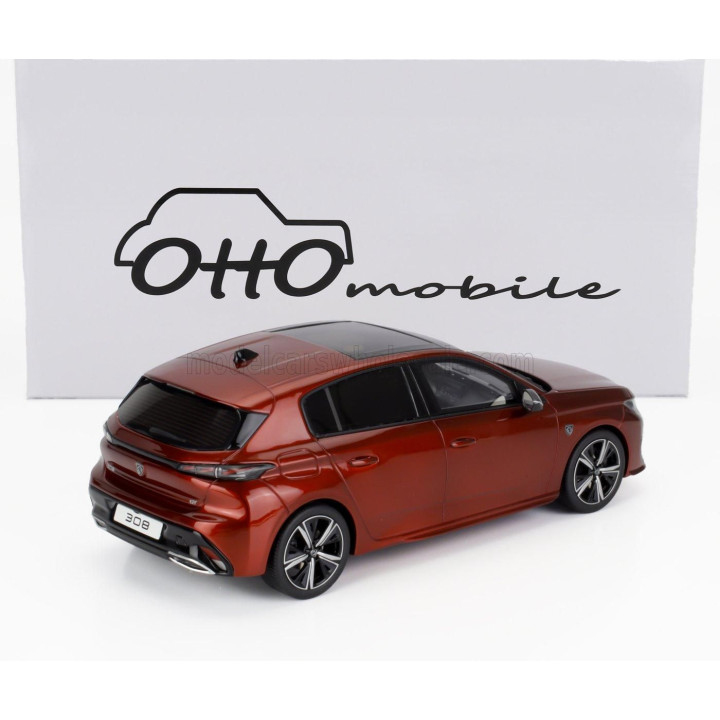 OTTO MOBILE PEUGEOT 308 GT 2022 - RED 1/18