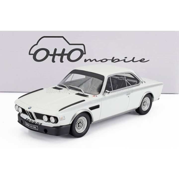 OTTO MOBILE BMW 3.0 CSL COUPE 1972 - WHITE 1/18
