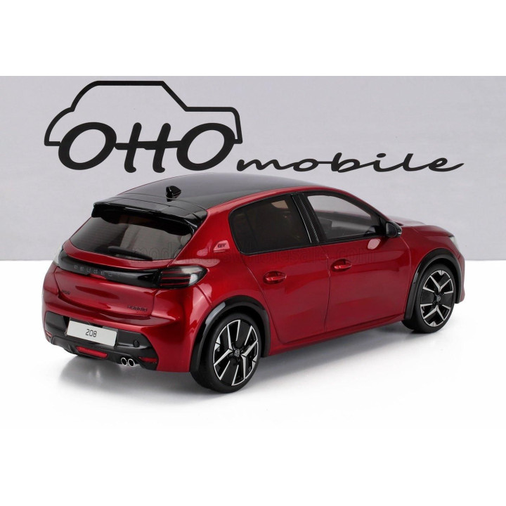 OTTO MOBILE PEUGEOT 208 GT 2024 - ELIXIR RED 1/18