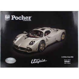 POCHER PAGANI UTOPIA COUPE 2023 - GRIGIO RINASCIMENTO - LIGHT GREY 1/8