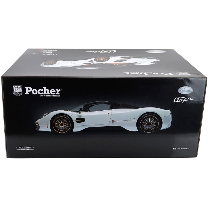 POCHER PAGANI UTOPIA COUPE 2023 - PEARL WHITE 1/8