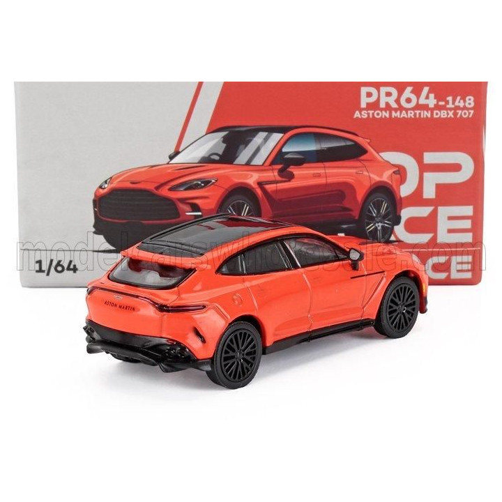POP RACE LIMITED ASTON MARTIN DBX 707 2019 - ORANGE BLACK 1/64