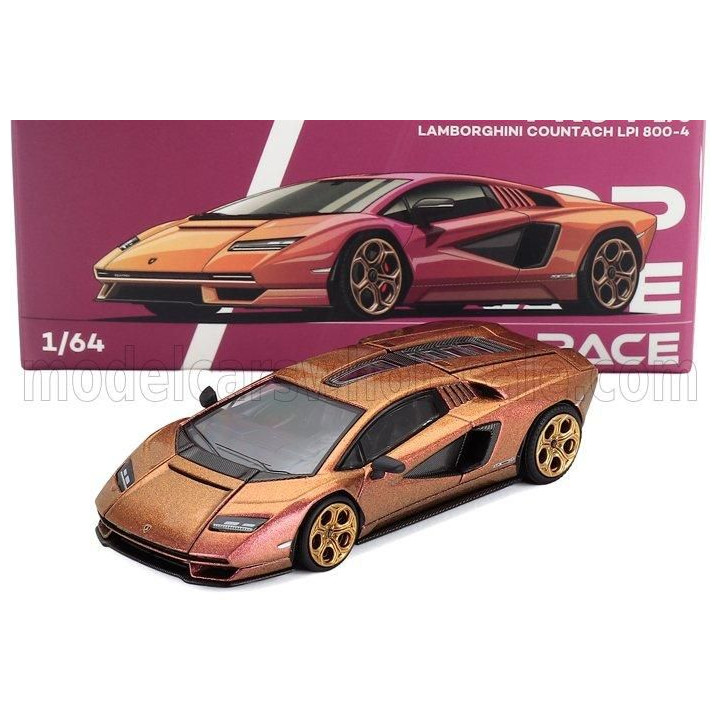 POP RACE LIMITED LAMBORGHINI COUNTACH LPi 800-4 2021 - YELLOW 1/64