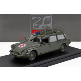 RIO MODELS CITROEN DS19 BREAK SW STATION WAGON MILITARY AMBULANCE 1960 - MILITARY GREEN 1/43