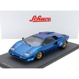 SCHUCO LAMBORGHINI COUNTACH LP400S 1979 - BLUE 1/18
