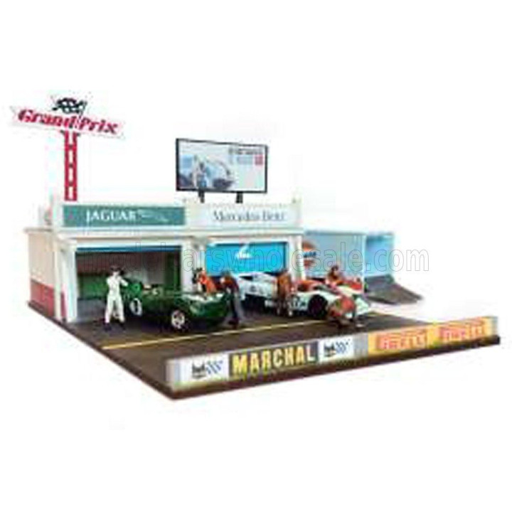 SJO ACCESSORIES DIORAMA KIT GRAND PRIX 1/64