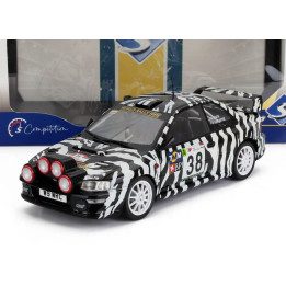 SOLIDO SUBARU IMPREZA S5 WRC99 N 38 TAP RALLY OF PORTUGAL 2001 NIGEL HEATH - STEVE LANCASTER - WHITE BLACK 1/18