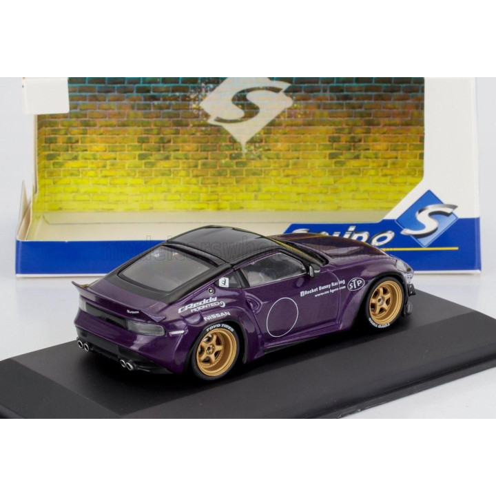 SOLIDO NISSAN FAIRLADY Z (RZ34) PANDEM COUPE ROCKET BUNNY 2022 - PURPLE 1/43