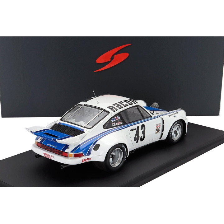 SPARK MODEL PORSCHE 911 CARRERA RSR TEAM ECURIE ESCARGOT N 43 WINNER 24h DAYTONA 1977 HURLEY HAYWOOD - JOHN GRAVES - DAVE HELMIC