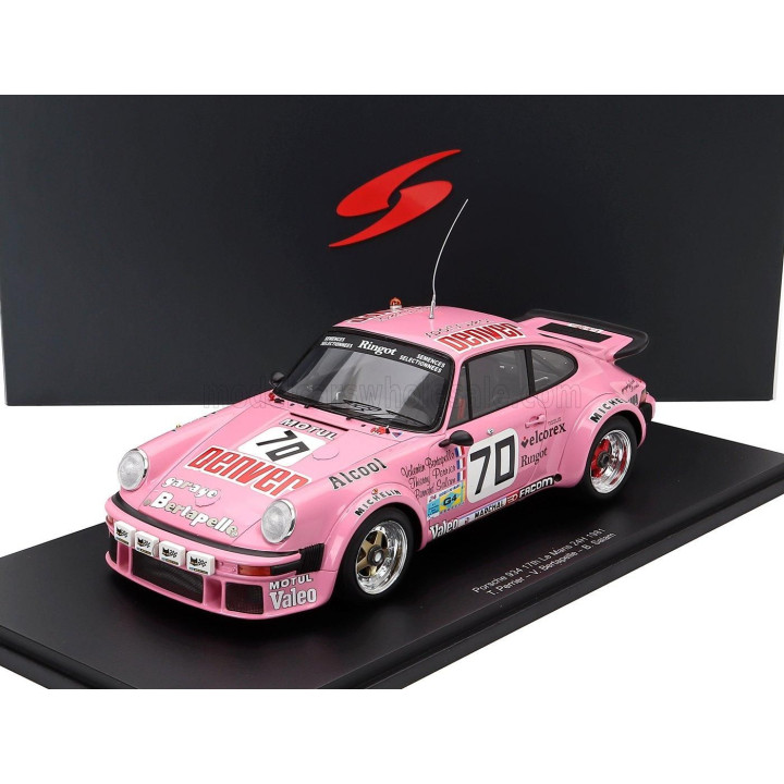 SPARK MODEL PORSCHE 911 934 3.0L TURBO TEAM PERRIER N 70 24h LE MANS 1981 THIERRY PERRIER - VALENTIN BERTAPELLE - BERNARD SALAM 