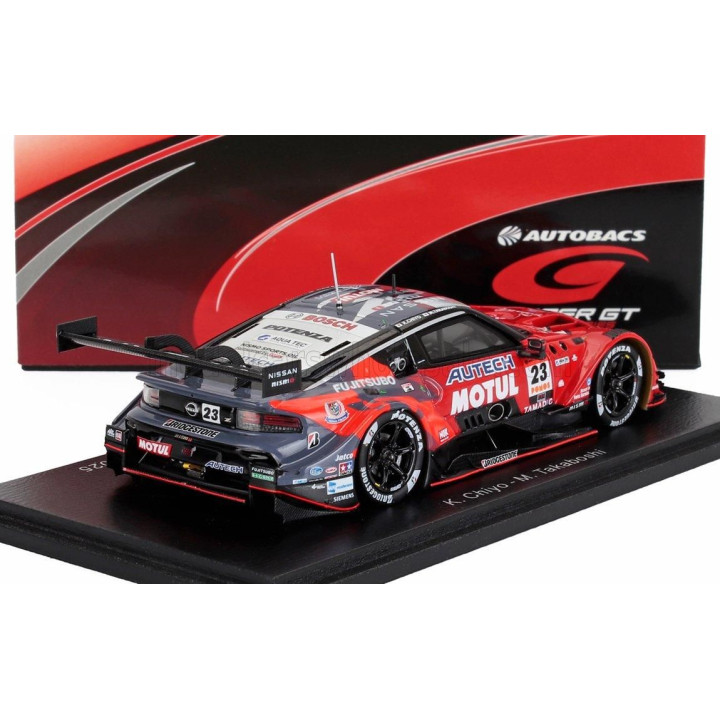 SPARK MODEL NISSAN Z NISMO TEAM NDDP N 23 GT500 CLASS SUPER GT 2025 KATSUMASA CHIYO - MITSUNORI TAKABOSHI - RED 1/43