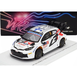 SPARK MODEL TOYOTA YARIS GR RALLY1 HYBRID TEAM TOYOTA GAZOO RACING WRT N 5 4th RALLY FINLAND 2024 SAMI PAJARI - ENNI MALKONEN - 