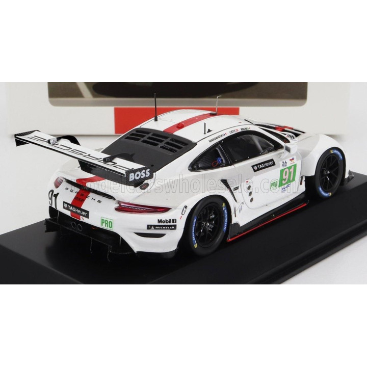 SPARK MODEL PORSCHE 911 991-2 4.2L TEAM PORSCHE GT N 91 WINNER LMGTE PRO CLASS 24h LE MANS 2022 GIANMARIA BRUNI - RICHARD LIETZ 
