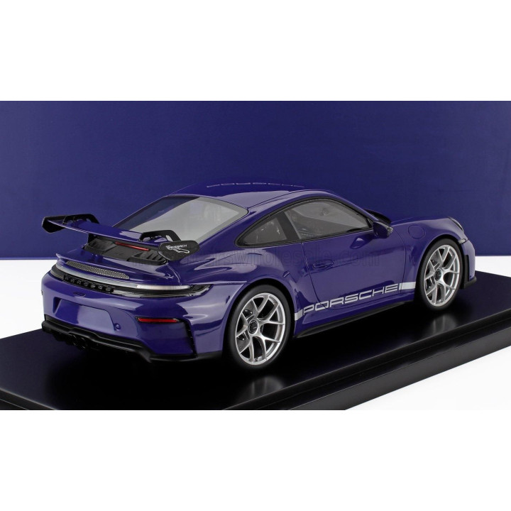 SPARK MODEL PORSCHE 911 992-2 GT3 COUPE 2024 - CON VETRINA - WITH SHOWCASE - ULTRAVIOLET 1/18