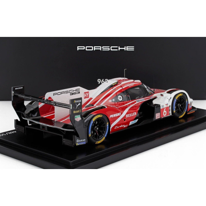 SPARK MODEL PORSCHE 963 9RD 4.6L TURBO V8 TEAM PORSCHE PENSKE MOTORSPORT N 6 4th 24h LE MANS (POLE POSITION) 2024 KEVIN ESTRE - 