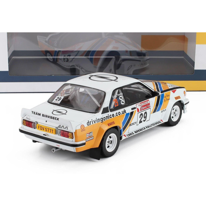 SUN STAR OPEL ASCONA 400 RALLY N 29 RALLY TRACKROD HISTORIC CUP 2016 STIG BLOMQVIST - THORLEY CRAIG - WHITE 1/18