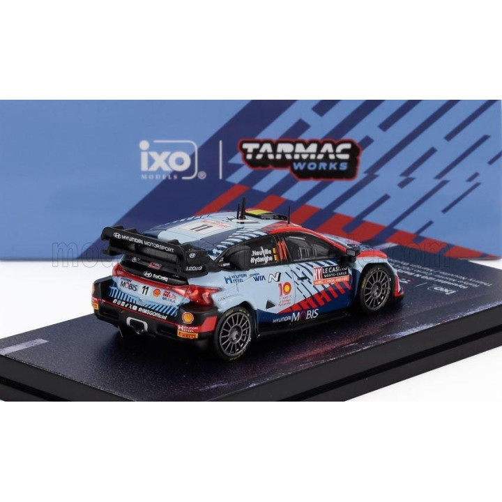 TARMAC HYUNDAI i20 N RALLY1 TEAM SHELL MOBIS WRT N 11 WINNER RALLY MONTECARLO 2024 THIERRY NEUVILLE - MARTIJN WYDAEGHE - VARIOUS