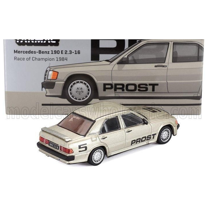 TARMAC MERCEDES BENZ 190E 2.6 16V N 5 RACE OF CHAMPION 1984 ALAIN PROST - SILVER 1/64