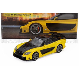 TARMAC VEILSIDE FORTUNE 7 (MAZDA RX7) 2019 - YELLOW BLACK 1/64
