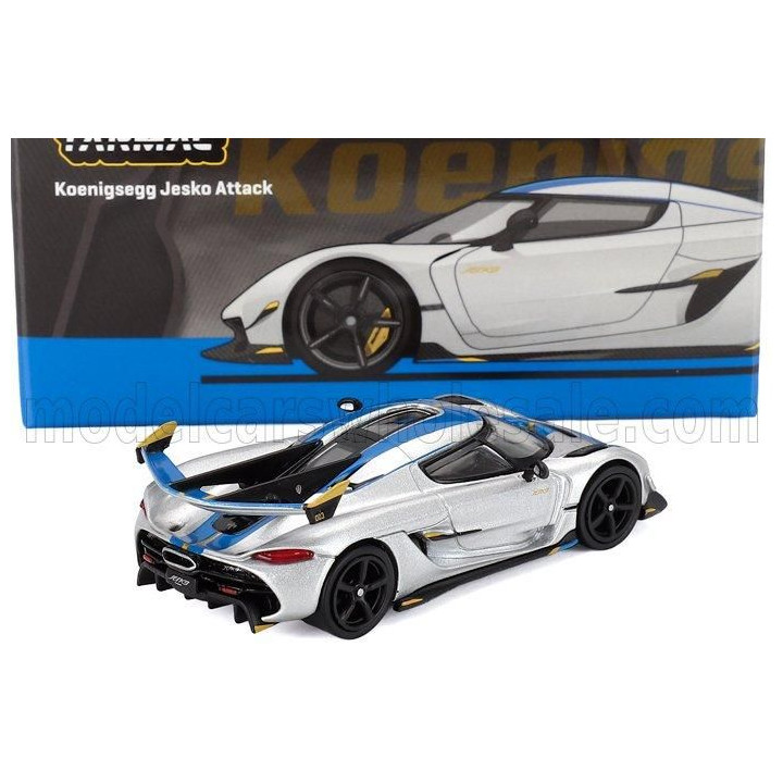 TARMAC KOENIGSEGG JESKO ATTACK 2024 - SILVER 1/64