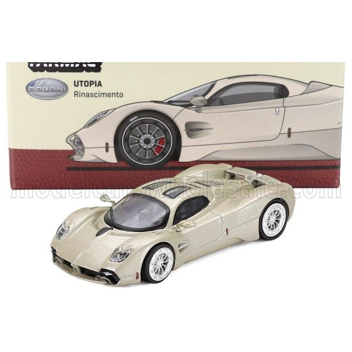 TARMAC PAGANI UTOPIA 2022 - GRIGIO RINASCIMENTO - LIGHT GREY 1/64