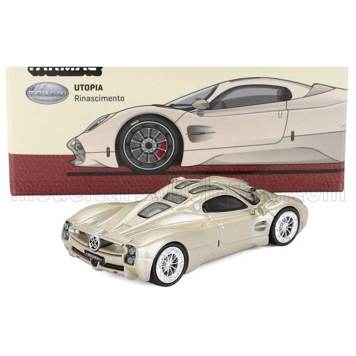 TARMAC PAGANI UTOPIA 2022 - GRIGIO RINASCIMENTO - LIGHT GREY 1/64