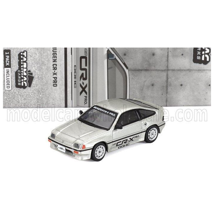 TARMAC HONDA CR-X PRO BALLADE SPORTS MUGEN 1984 - SILVER 1/64
