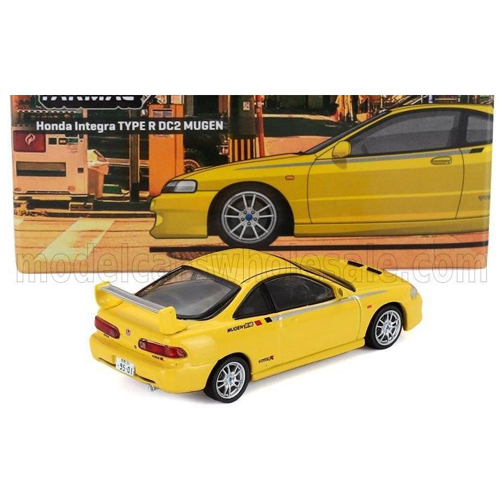 TARMAC HONDA INTEGRA TYPE-R (DC2) MUGEN 1997 - YELLOW 1/64