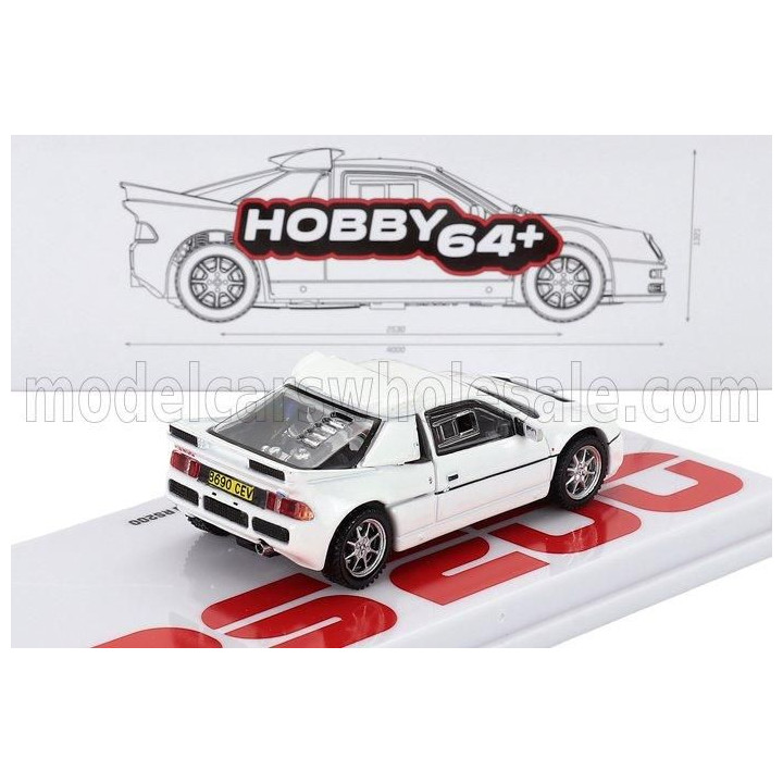 TARMAC FORD ENGLAND RS200 1984 - WHITE 1/64