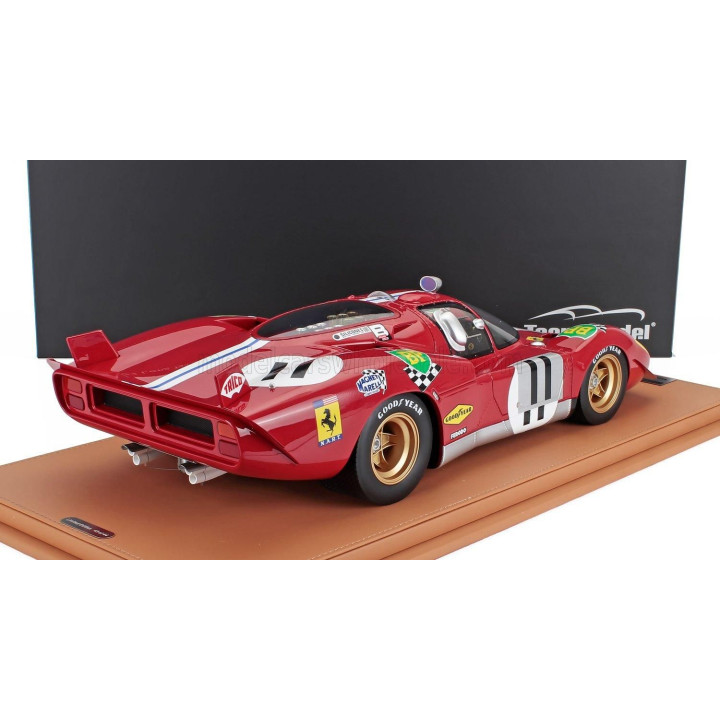 TECNOMODEL FERRARI 512S 5.0L V12 TEAM NORTH AMERICAN RACING N.A.R.T. N 11 4th 24h LE MANS 1970 SAM POSEY - RONNIE BUCKNUM - CON 