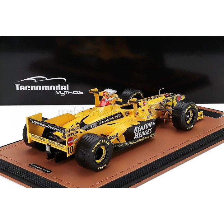 TECNOMODEL JORDAN F1  198 HONDA MF-301 HC N 10 IMOLA GP 1998 RALPH SCHUMACHER - YELLOW BLACK 1/18