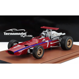 TECNOMODEL FERRARI F1  312 SCUDERIA FERRARI N 7 WATKINS GLEN GP (with pilot figure) 1968 DEREK BELL - RED 1/18