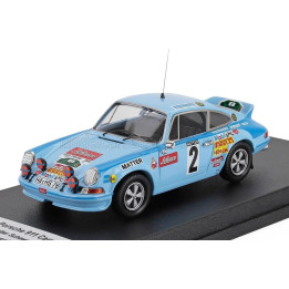 TROFEU PORSCHE 911 CARRERA RS COUPE (night version) N 2 WINNER RALLY HUNSRUCK 1976 HEINZ WALTER SCHEWE - WOLFANG DRUBA - LIGHT B