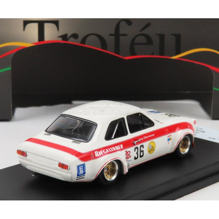 TROFEU FORD ENGLAND ESCORT MKI N 36 NURBURGRING 1973 JORG OBERMOSER - WHITE RED 1/43